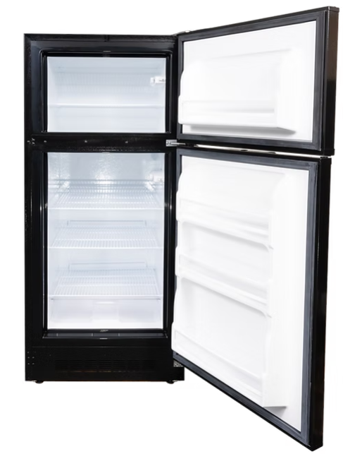 SunStar® Solar DC/AC 16 cu ft. Refrigerator White, Black, Stainless Steel