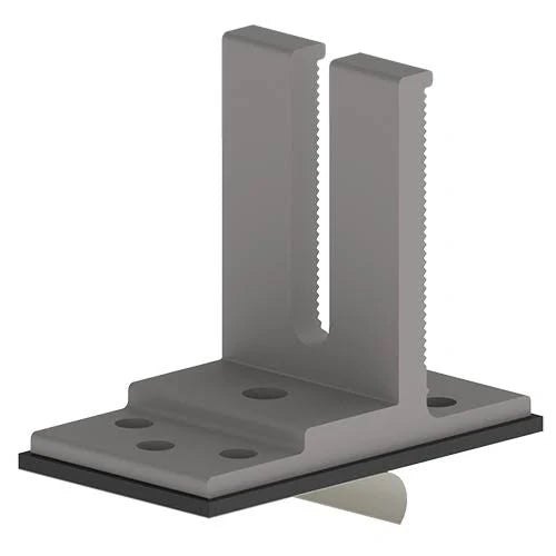 Everest L-Foot Bracket, Slotted w/Everseal Mill K2 Racking