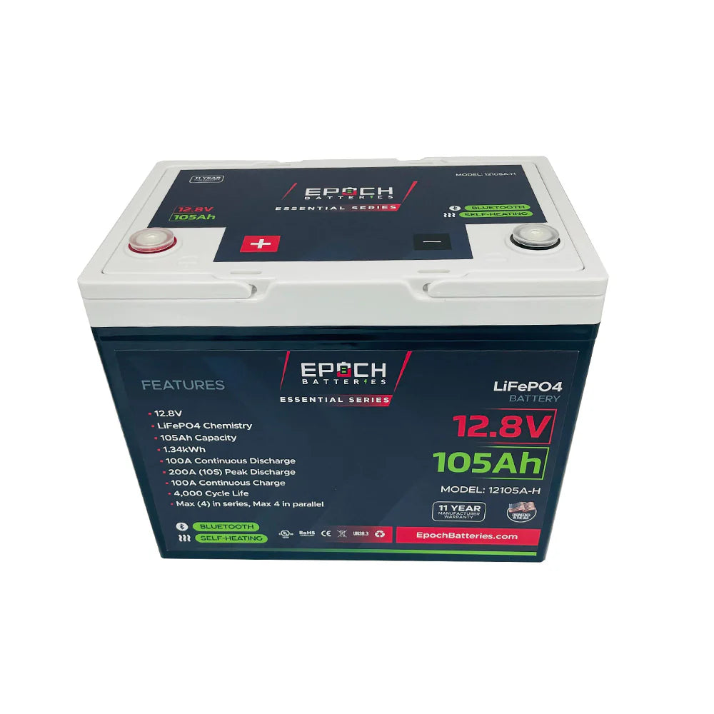 EPOCH 12V 105Ah Essential Series Battery