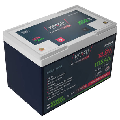 EPOCH 12V 105Ah Essential Series Battery
