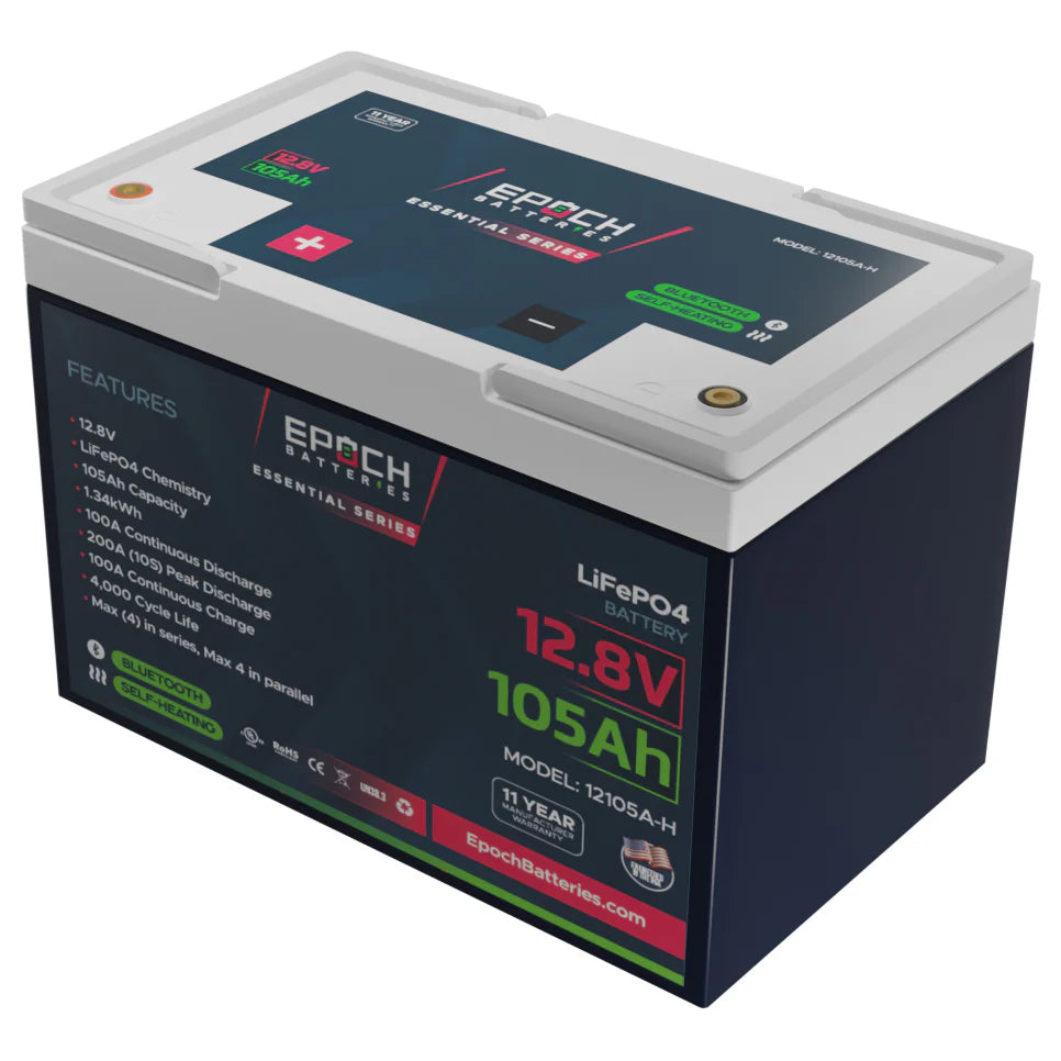 EPOCH 12V 105Ah Essential Series Battery