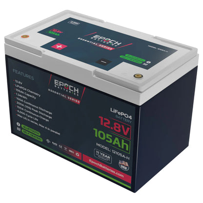 EPOCH 12V 105Ah Essential Series Battery