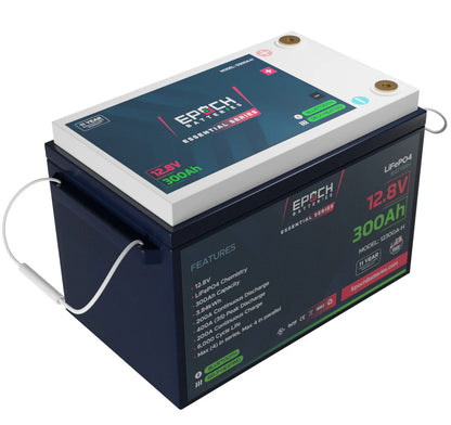 EPOCH 12V 300Ah Essential Series Battery