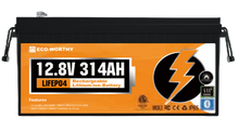 Ecoworthy 12V 314AH Lithium Battery - Bluetooth & Self Heating (UL1973)