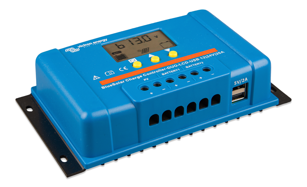 Victron BlueSolar PWM-LCD&USB 12/24V 20A solar charge controller, image 2