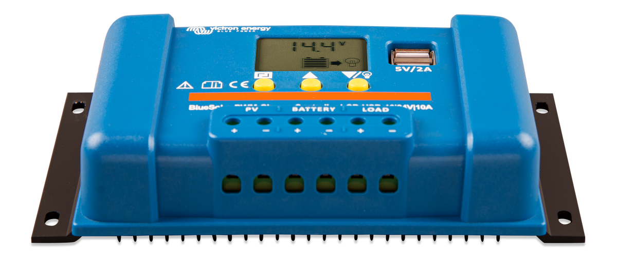 Victron BlueSolar PWM-LCD&USB 12/24V 10A solar charge controller, image 2
