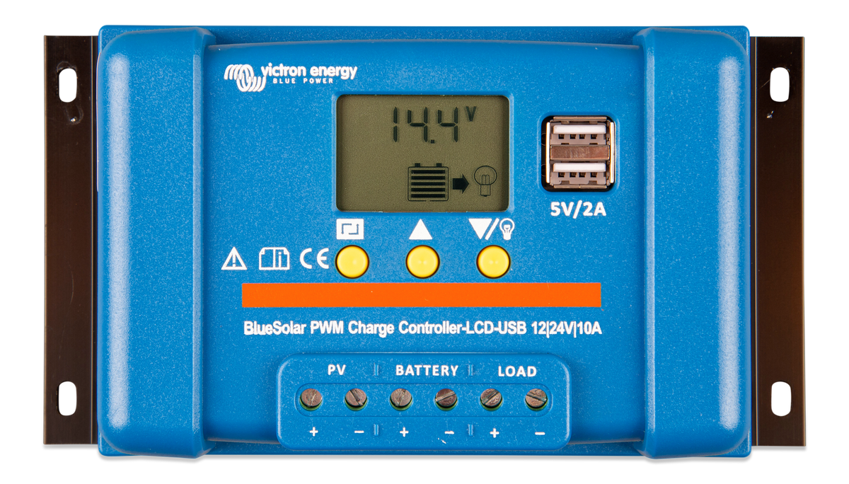 Victron BlueSolar PWM-LCD&USB 12/24V 10A solar charge controller