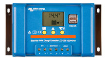 Victron BlueSolar PWM-LCD&USB 12/24V 10A solar charge controller