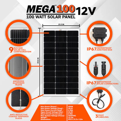 Rich Solar 100 Watt Solar Panel