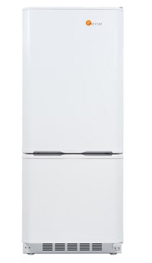 SunStar® Solar DC/AC 10 cu ft. Refrigerator White, Black, Stainless Steel