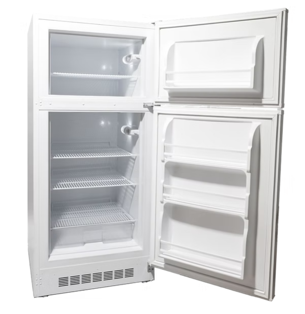 SunStar® Solar DC/AC 16 cu ft. Refrigerator White, Black, Stainless Steel