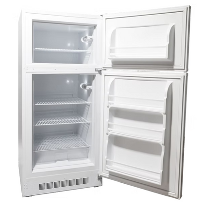 SunStar® Solar DC/AC 16 cu ft. Refrigerator White, Black, Stainless Steel