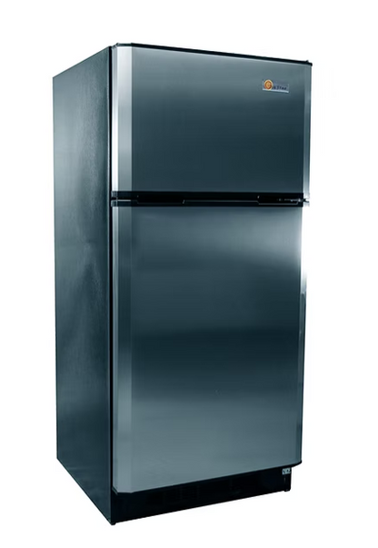 SunStar® Solar DC/AC 16 cu ft. Refrigerator White, Black, Stainless Steel