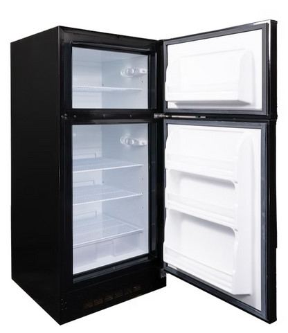 SunStar® Solar DC/AC 16 cu ft. Refrigerator White, Black, Stainless Steel