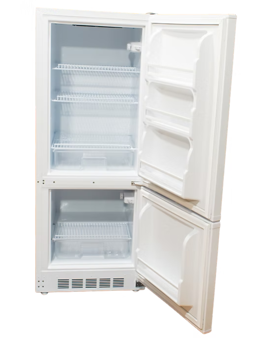 SunStar® Solar DC/AC 10 cu ft. Refrigerator White, Black, Stainless Steel