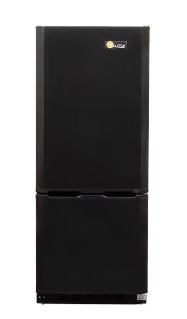 SunStar® Solar DC/AC 10 cu ft. Refrigerator White, Black, Stainless Steel