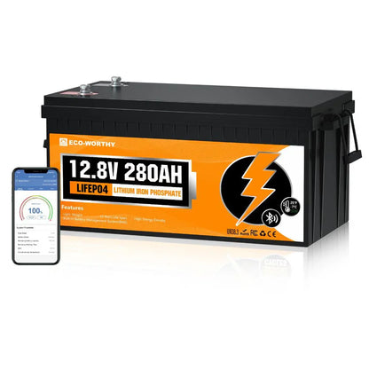 ECO-WORTHY LiFePO4 12V 280Ah Battery